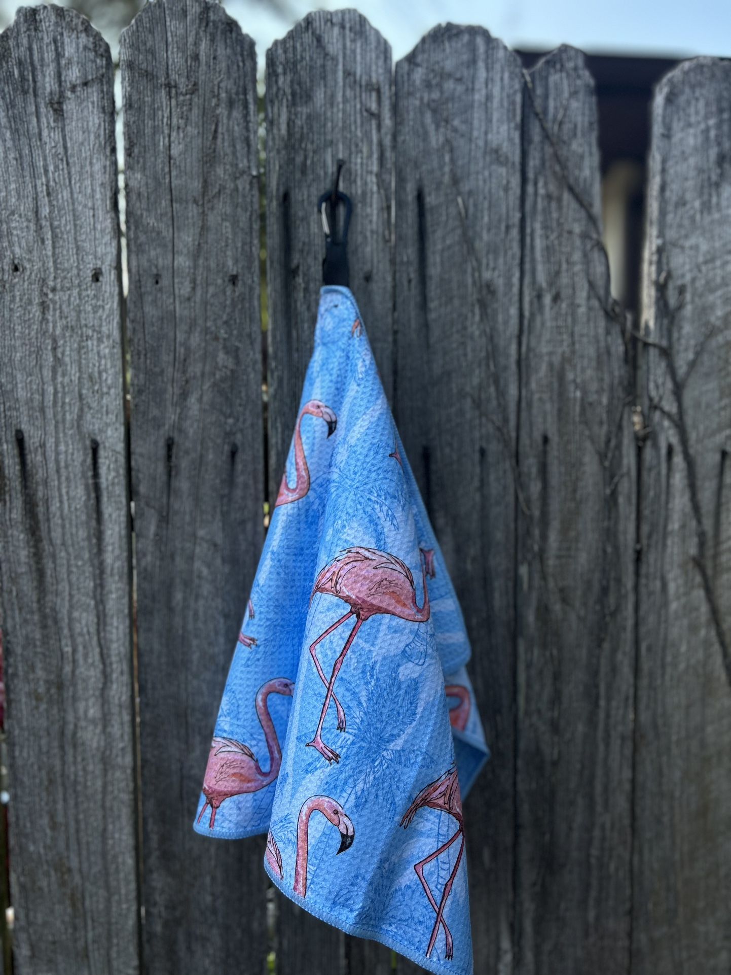 Flamingo Magnet Golf Towel