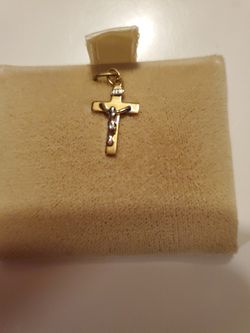 Gold Plated Cross Pendant