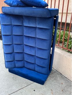 Blue couch