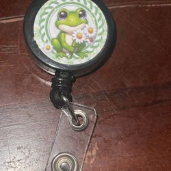 Frog Badge Reel