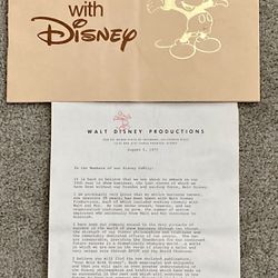 Disney, Your Role With Disney. Employee Handbook 1977.