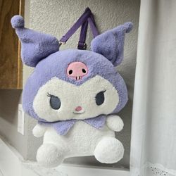 Large Kuromi Plush Backpack 