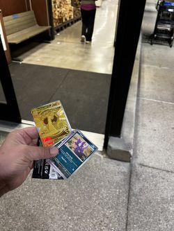 Freshly Pulled Gold Mega Charizard 