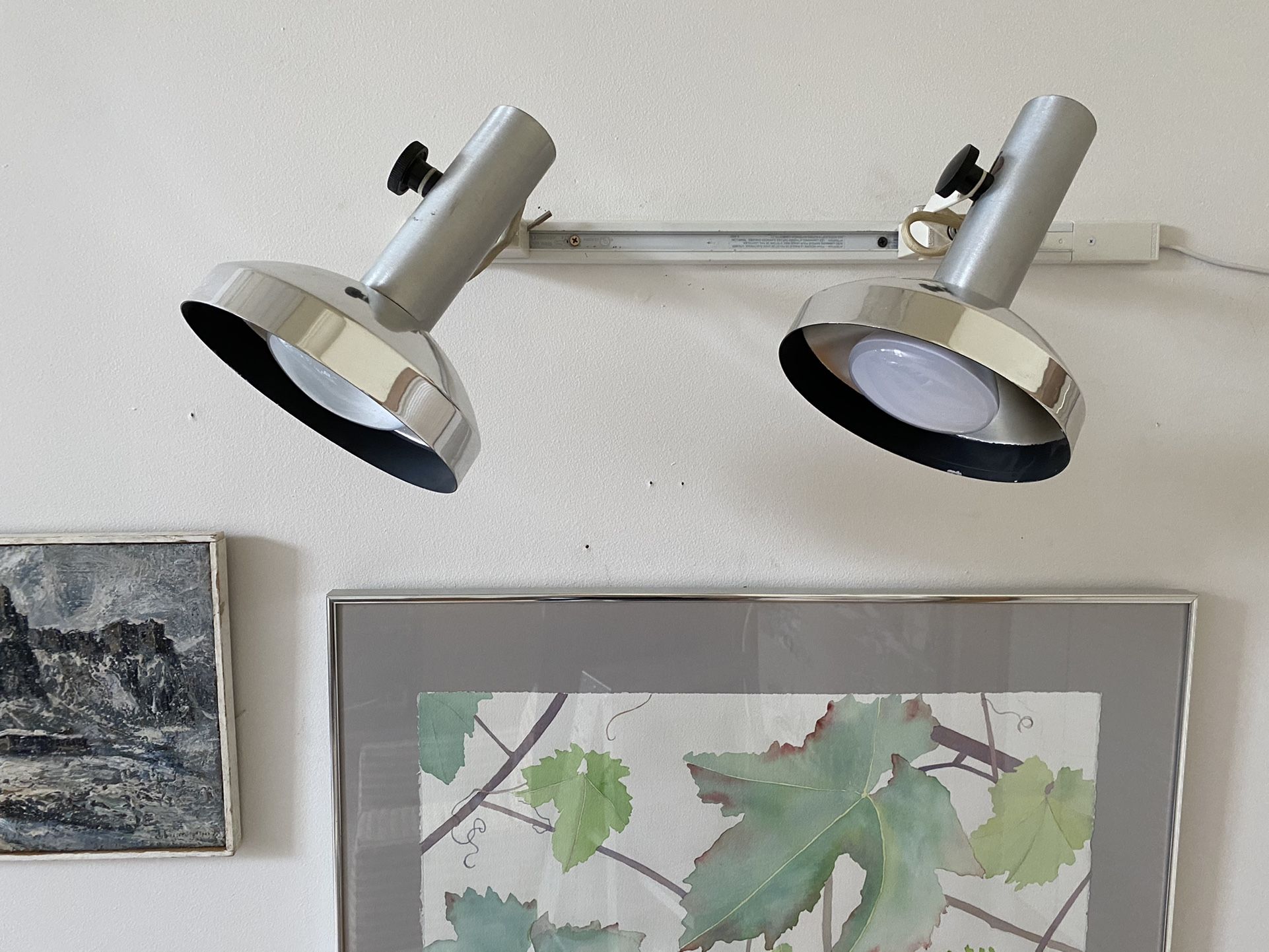 Lightolier Track Light Chrome Vintage
