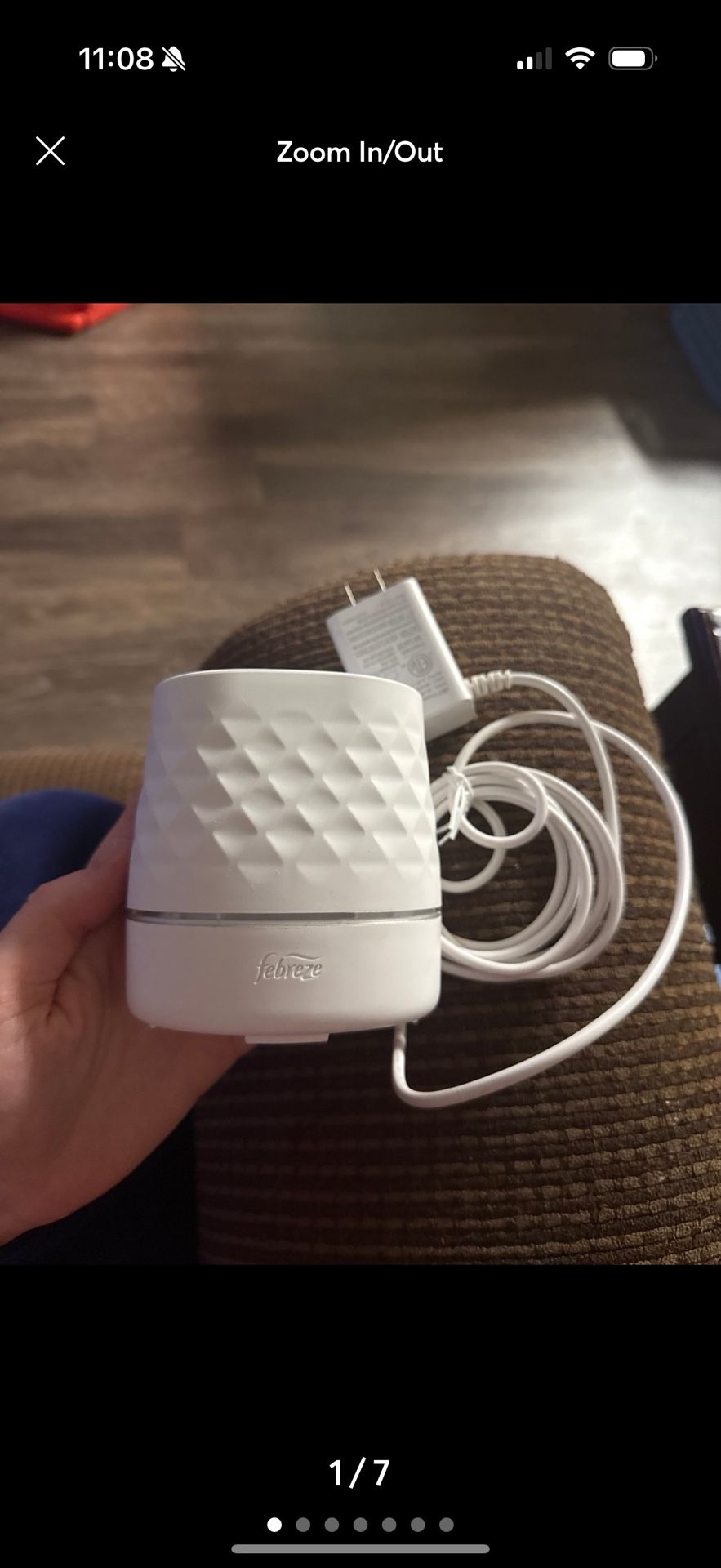 Febreze Plug Scent Booster, Air Freshener, Scented Oil Air Freshener Diffuser