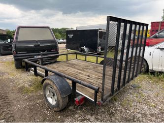 8x6 Solid Trailer
