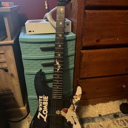 White Zombie ESP Guitar