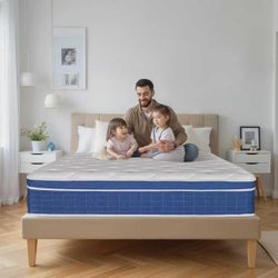 Queen 14" Hybrid Mattress Memory Foam Pocket Springs Motion Isolation Edge Support