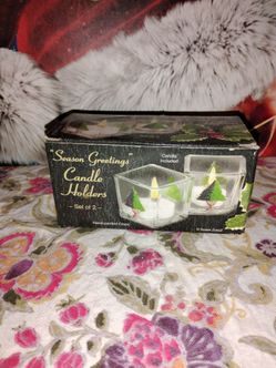 Christmas Candle holders