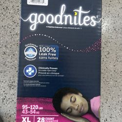 Goodnites Diapers 