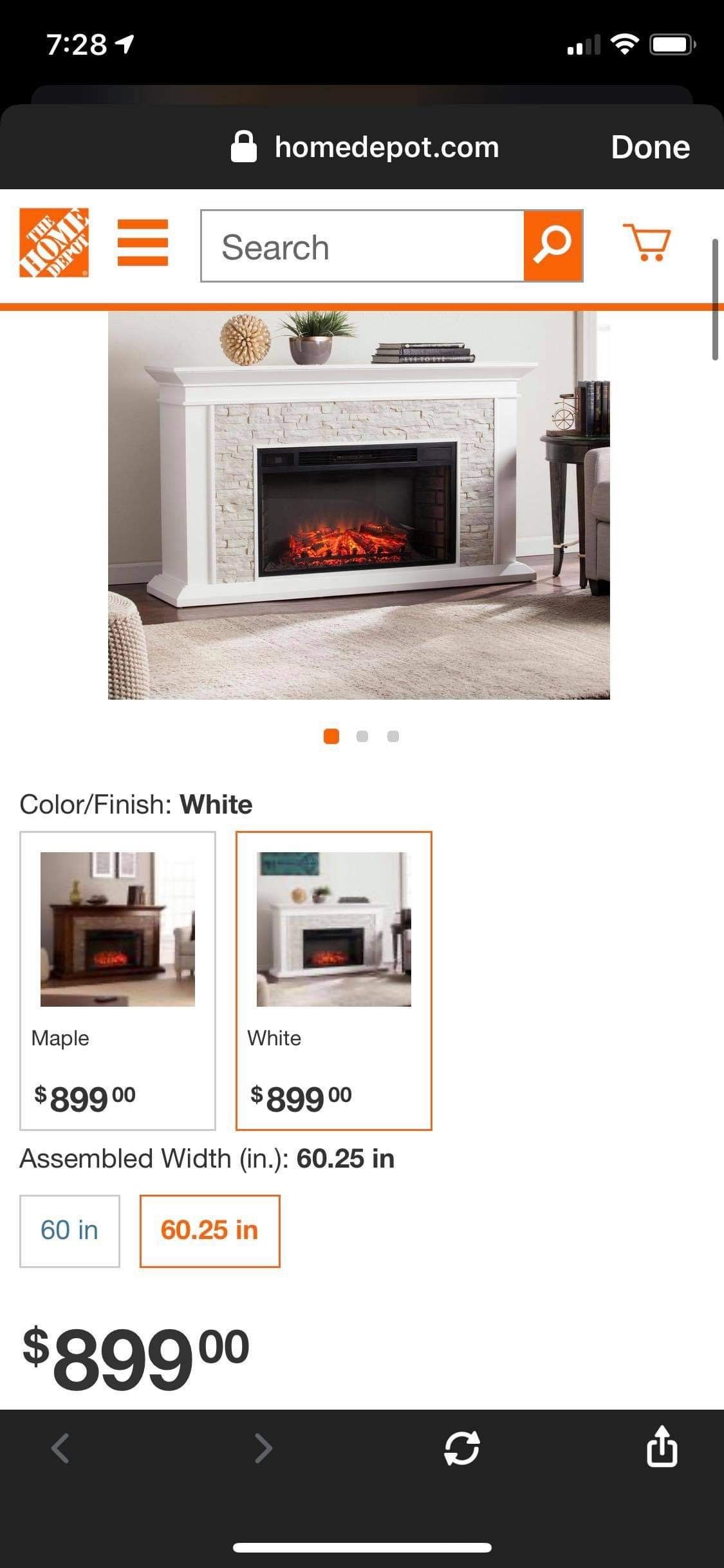 Electric fireplace