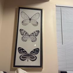 Large Butterfly Framed Wall Art 