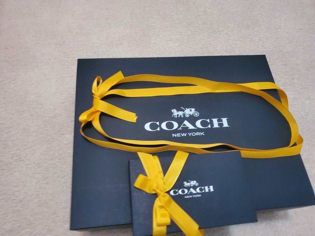Authentic Coach Bag & Boxes