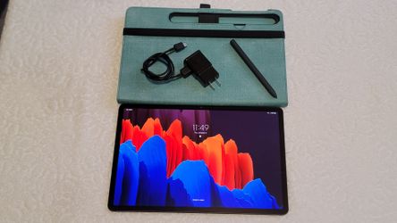SAMSUNG GALAXY TAB S7 PLUS 5G WI-FI+PHONE 128 GB TABLET UNLOCKED FOR ANY COMPANY CARRIER 12.4 INCHES