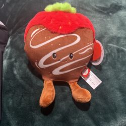 Chocolate Covered Strawberry Plush Toy