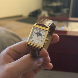 Noah x Timex Moon Phase Watch Brown/Gold Tank with Leather Band New In Box