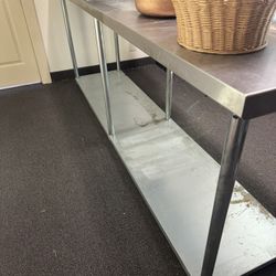 Metal Work Bench 8’ 