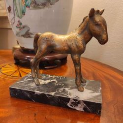 Statue of Foal Colt Filly Vintage