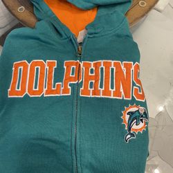 Hooded NFL Fleece Jacket Size 14 Teen 