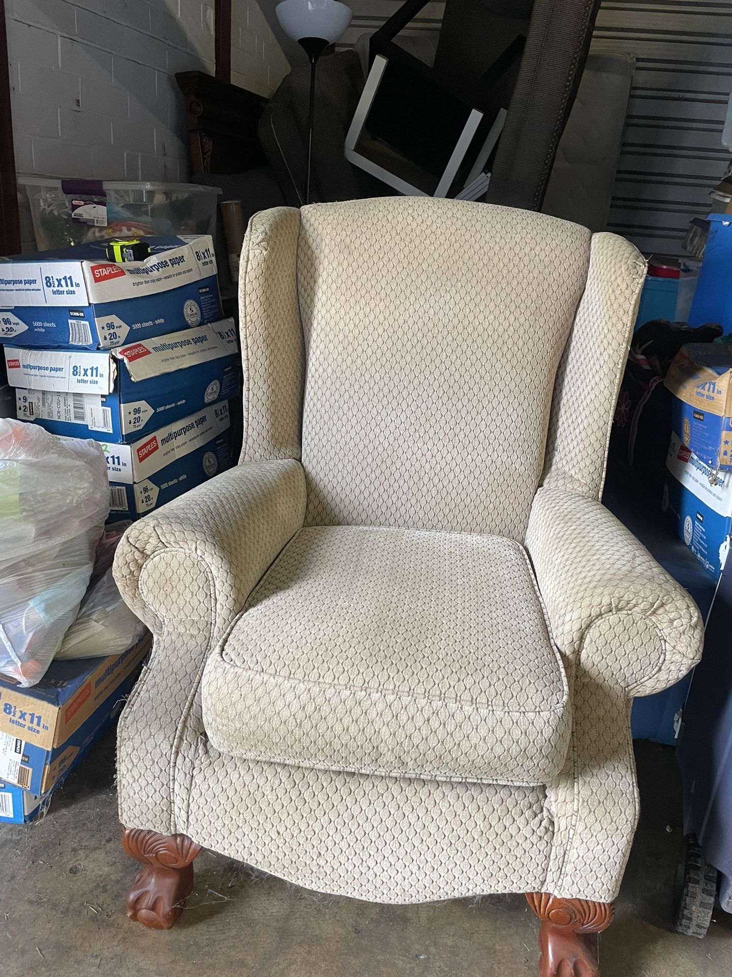 Well Made Wingback Chair