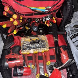 HVAC/TRADE TOOLS AND BOOKBAG 