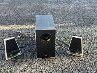 Altec Lansing subwoofer and speaker set
