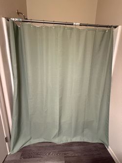Sage Green Shower Curtain