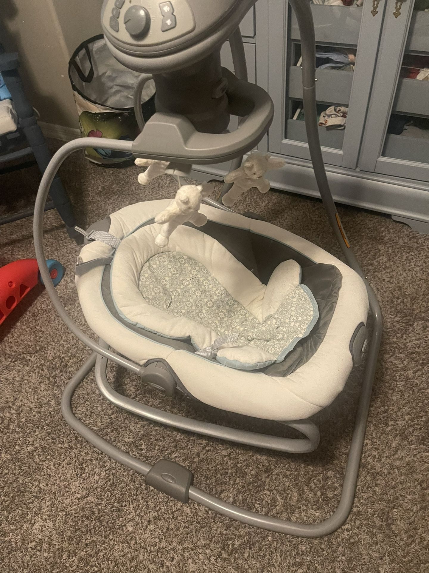 Graco DuetSoothe 2 in 1 Portable Baby Swing & Baby Rocker, Multi Direction, Vibration, Winslet
