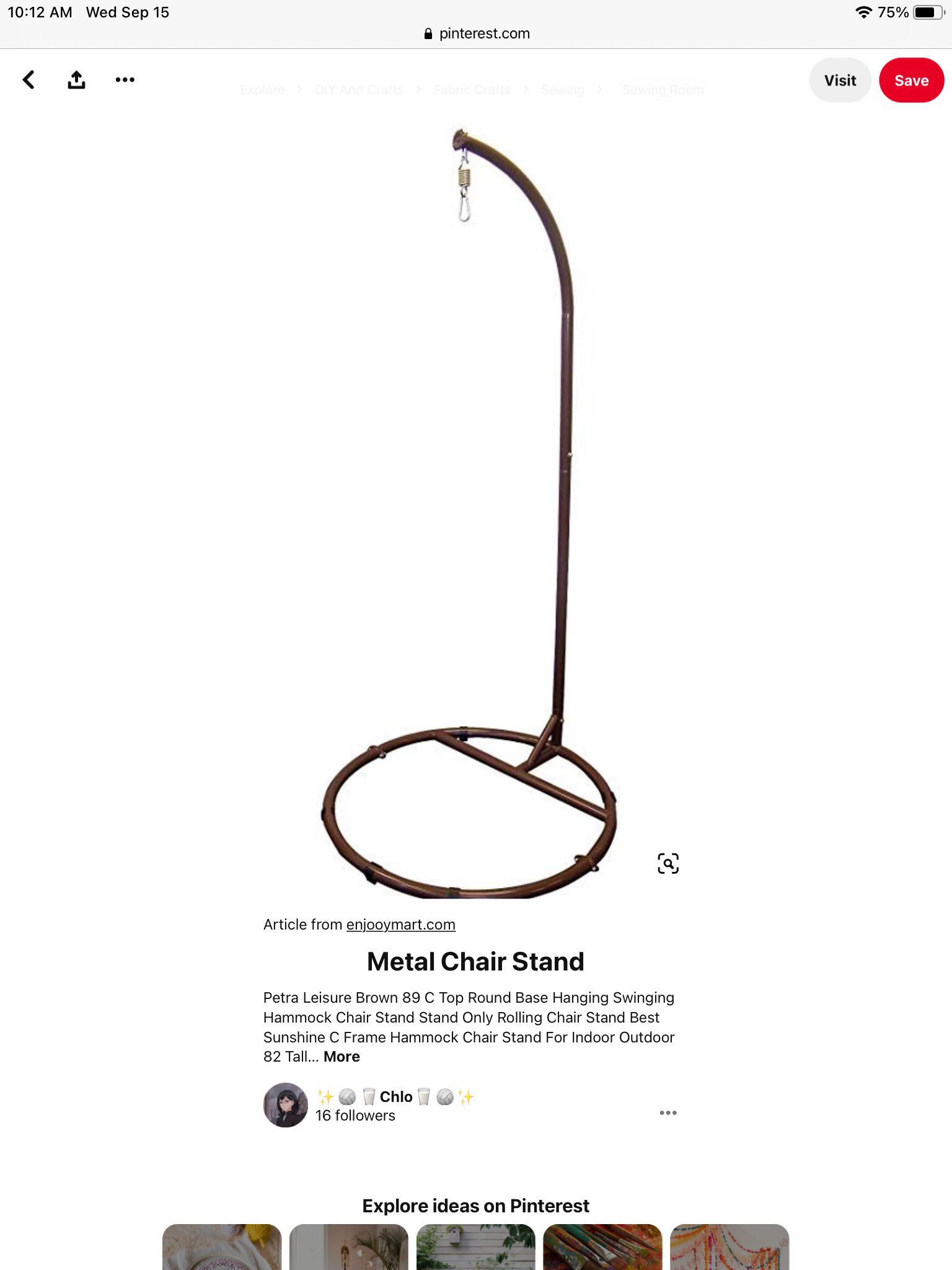Metal Stand For Hanging Chair -Stand Only
