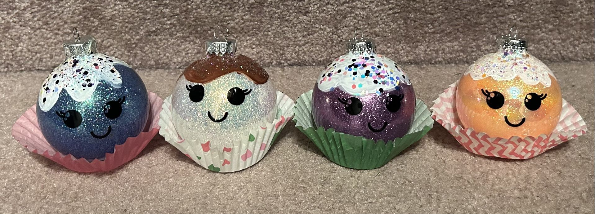 Cupcake Ornaments
