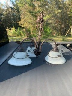 3 light chandelier