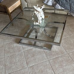 Square Living Room Table 38” $210.  Or Best Offer