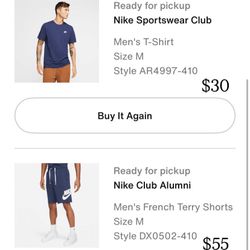 Nike Set/Midnight Navy/Medium Size
