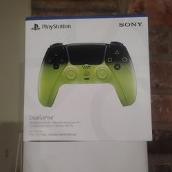 Brand New Never Opened PS5 Dual Sense Remix Green Wireless Controller