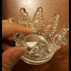 Cute Small Crown Candle Holder