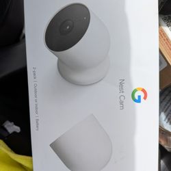 2-pack of Google Nest Cam security cameras battery power new inbox 