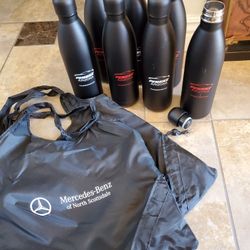 7  STAINLESS STEEL INSULATED Bottles and tote bags