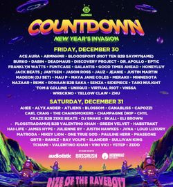 COUNTDOWN 2022 GA 2 DAY WRISTBAND