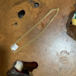 Miami Cuban Chain 10K/18” Long Semi Solid 