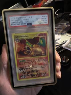 Charizard Mitsuhiro Arita Autograph PSA 10