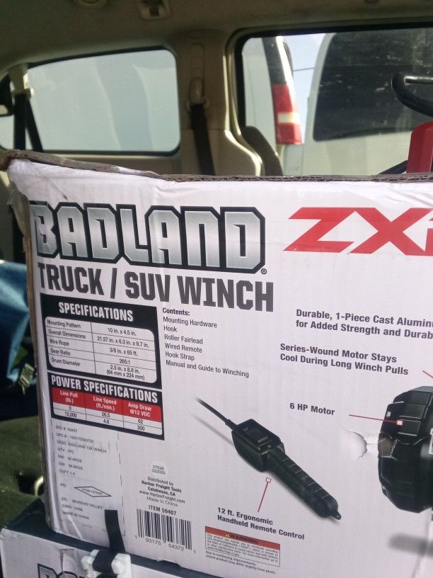 Zxr 12000, Badland Truck/ Suv Winch
