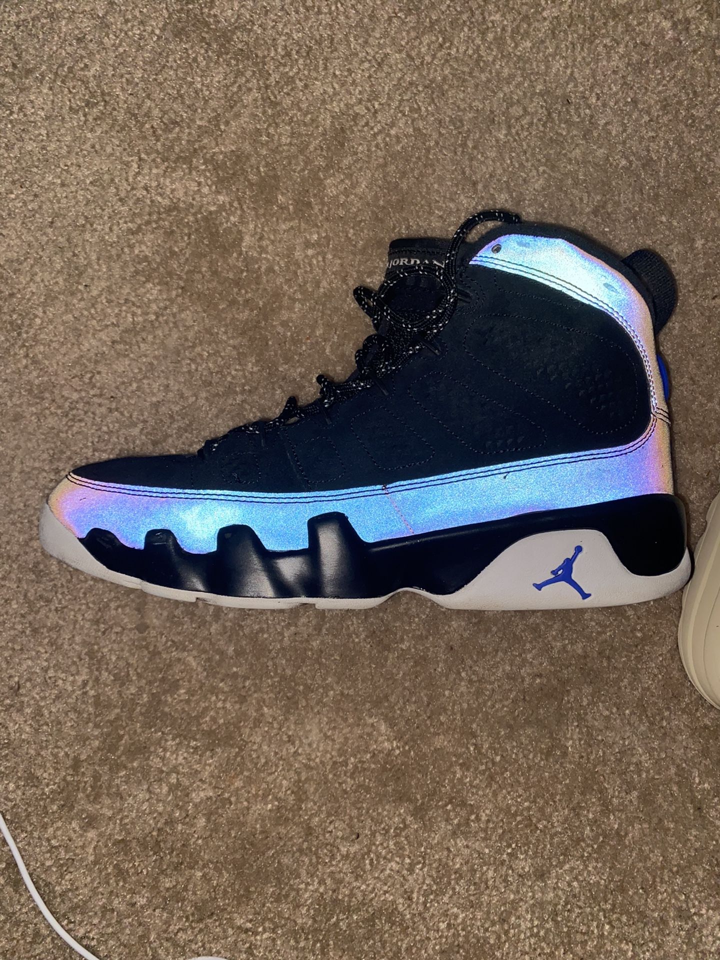 Jordan 9 (  Racer Blue 3m Reflective “ 