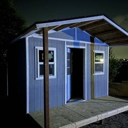 New Shed 12x10 Shed With Porch With Windows And A Door Like The Picture $4000 Installed Price 