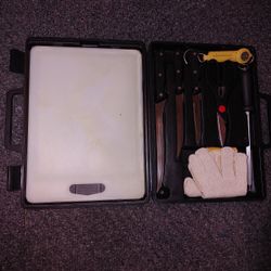 Preowned Gone Fishing fish fillet kit