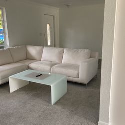 Soft White Sectional