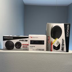 Nakamichi Receiver and Kenwood front and rear speakers