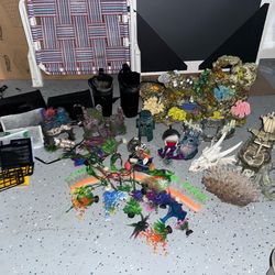 Fish tank accessory and gravel