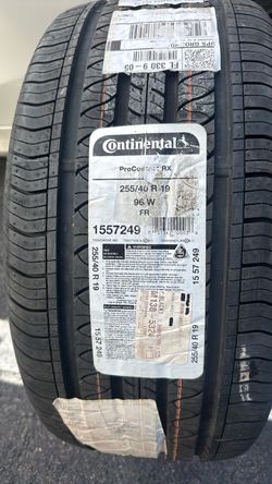 Continental ProContact RX 255/40R19 Tire