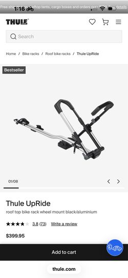 Thule UpRide Roof Rack Bike Rack