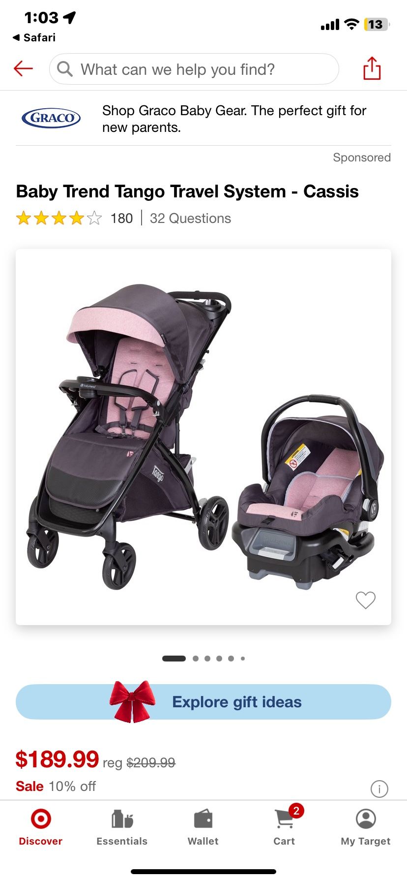 Baby Girl Stroller And Car seat